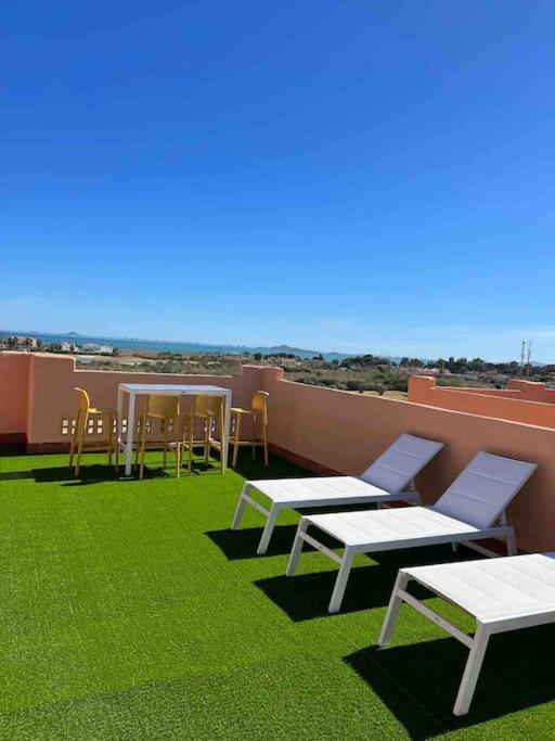 Lujoso Atico Sobre El Golf En Los Alcázares Exteriör bild